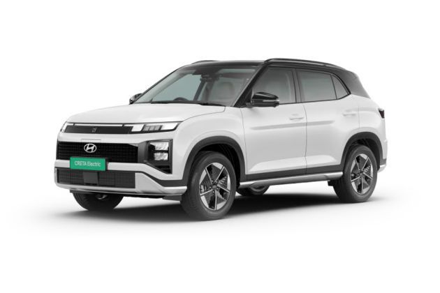 Hyundai Creta Electric in Atlas White With Black Roof