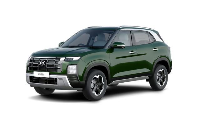 Hyundai Creta in Robust Emerald Pearl