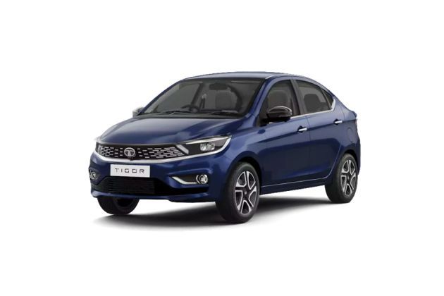 Tata Tigor in Arizona Blue