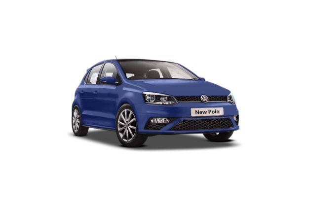 volkswagen polo blue color