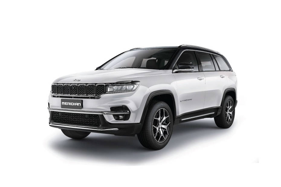 Jeep Meridian Pearl White Colour