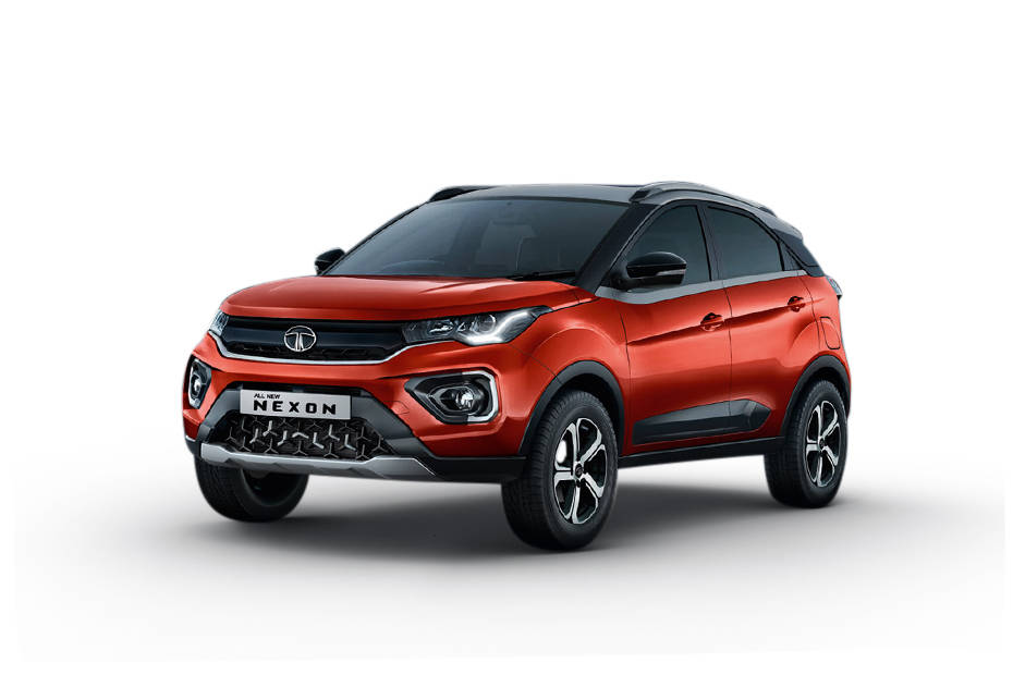 Tata Nexon Flame Red Colour